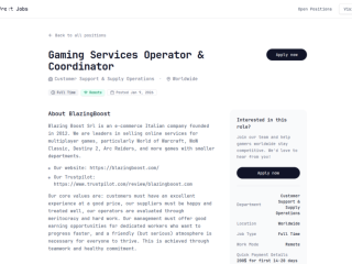 remote-customer-service-operator-gaming-services-coordinator